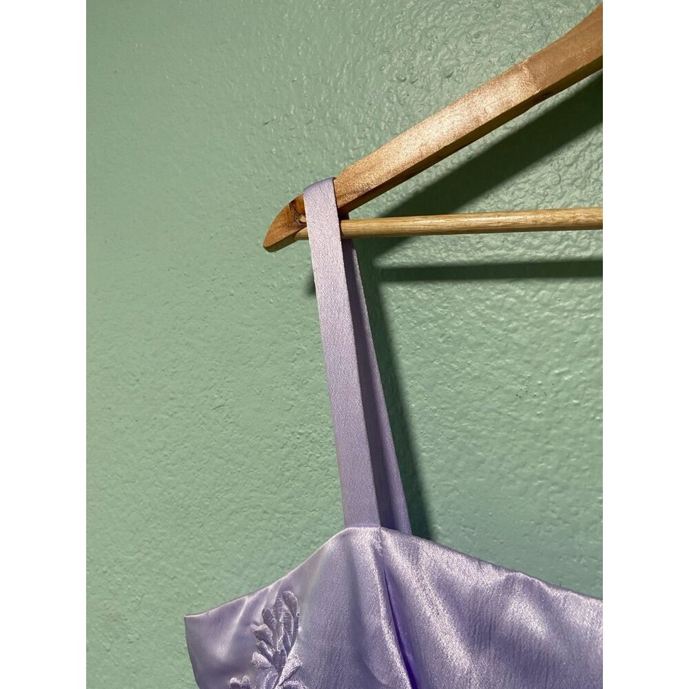 NWT Vintage Mori Lee Women's Plus Size Lavender Purple Bow‎ Dress Size 20 - Picture 5 of 11